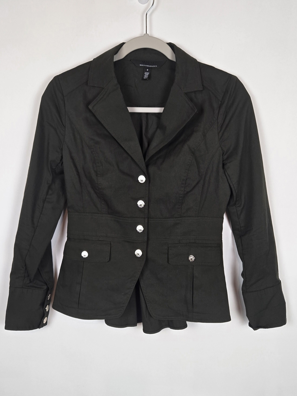 White House Black Market Dark Olive Green Women's Tailored Blazer NWOT